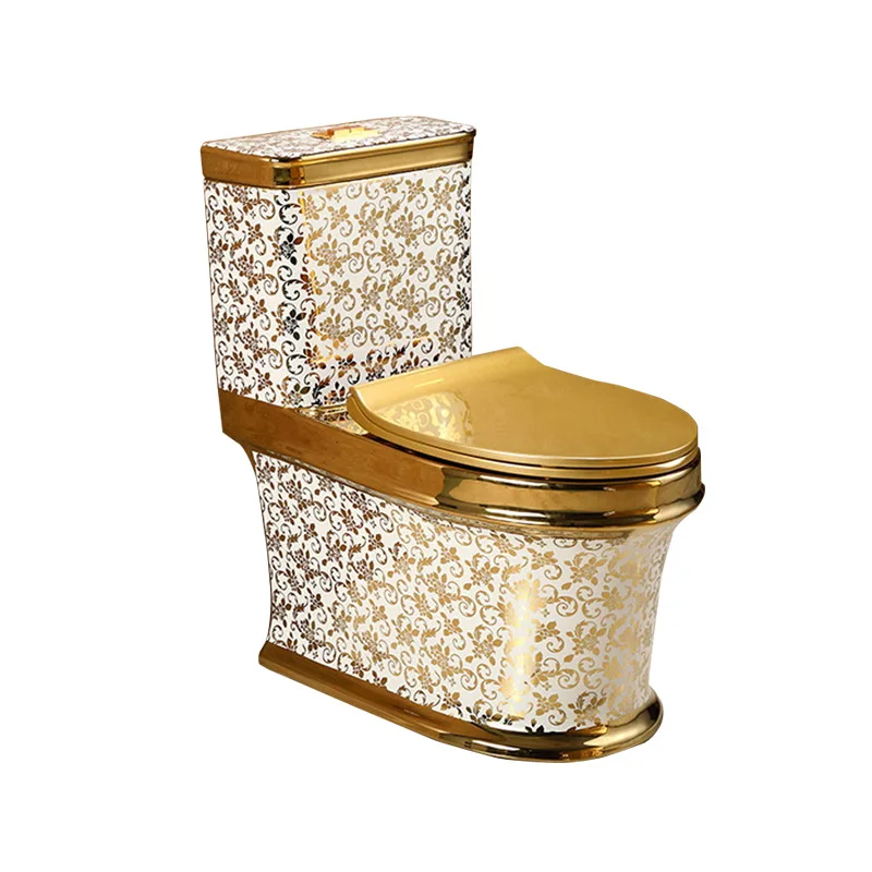 Местный Золотой туалет унитаз позолоченный для отеля|Туалеты| |