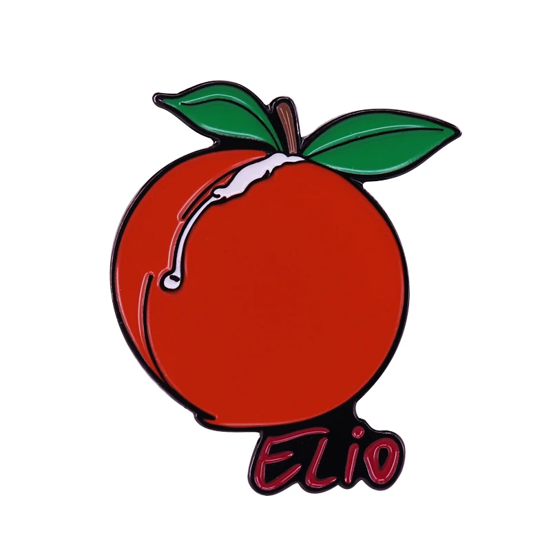 Персиковая булавка Elio звоните мне по вашему имени фанаты прекрасный подарок |