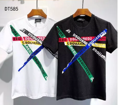 

European NEW Italian brand men/women Fashion Casual Cotton Short sleeve Round neck T shirt boyfriend gift DT585