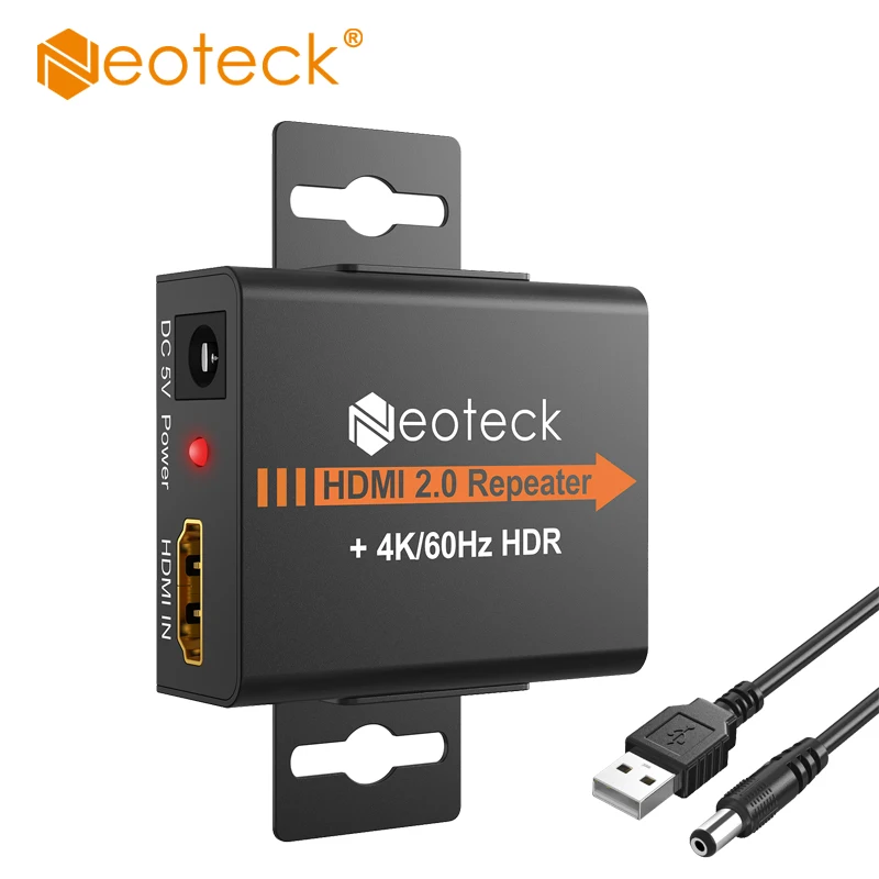 Neoteck HDMI-совместимый ретранслятор удлинитель 2160P 3D 4K усилитель адаптер по сигналу