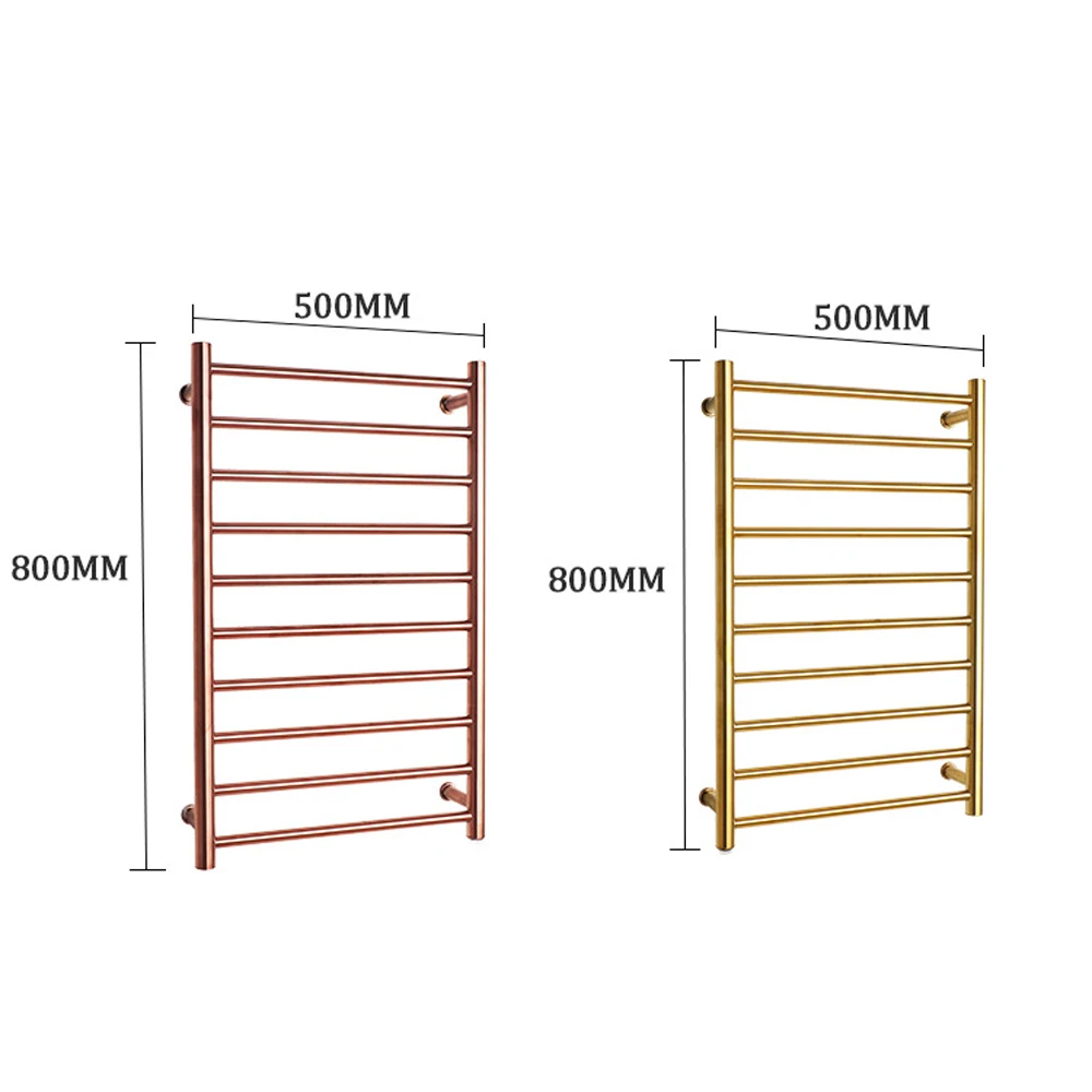 Новинка роскошный полотенцесушитель с подогревом из розового золота