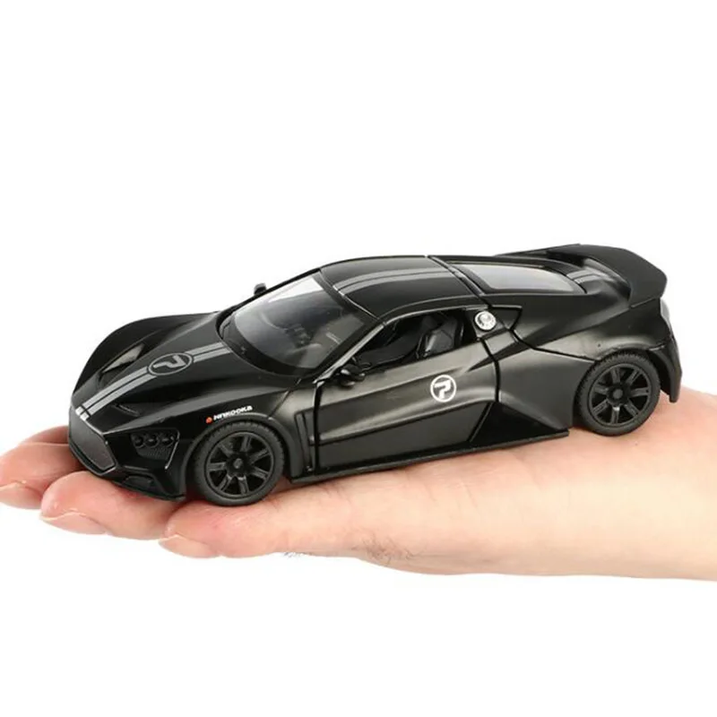Коллекция 1:32 15 см ZENVO STI Дания Классическая гоночная модель автомобиля откатная
