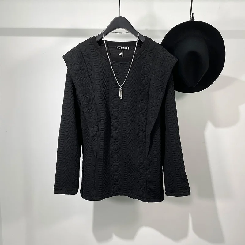 

Свитшот Seak Мужской Хлопковый, пуловер в готическом стиле, одежда для мужчин и женщин, однотонная черная Базовая рубашка, весна-осень