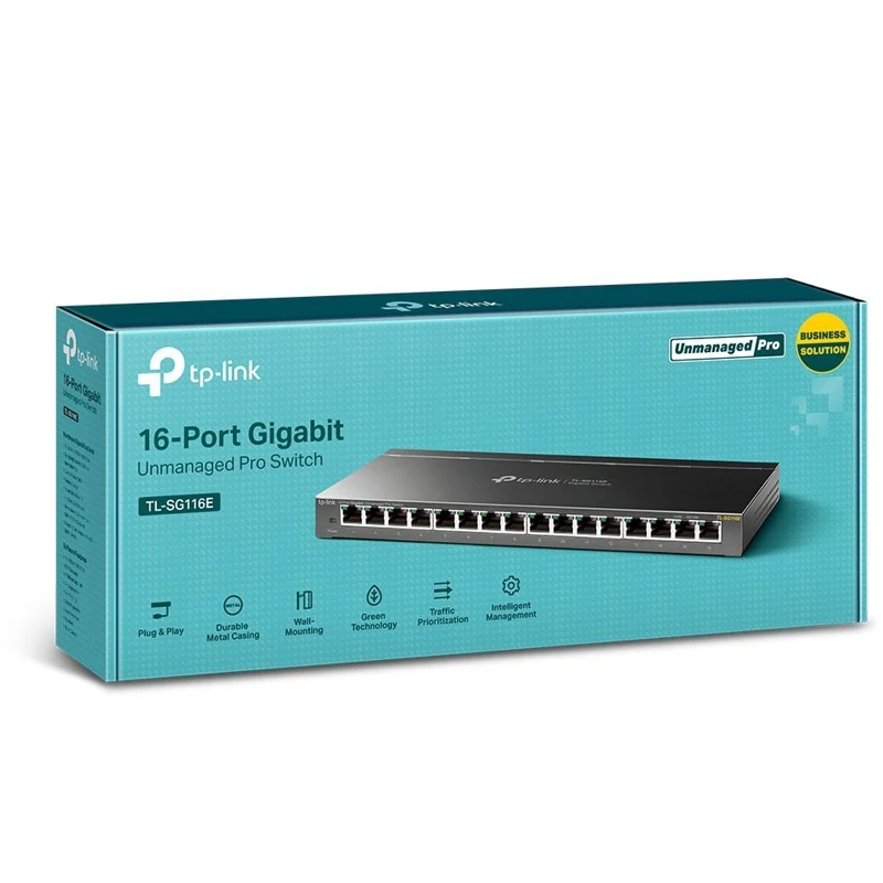 Коммутатор TP LINK TL SG116E|Сетевые коммутаторы| |