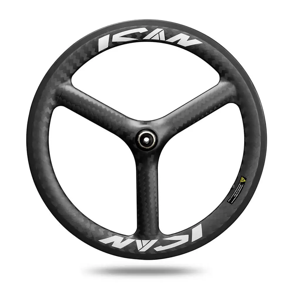 Online 24 Zoll 12K Matt 10/11speed Carbon BMX Fahrrad Rad 40mm 25mm 520 Carbon Tri-speichen 3 Speichen Laufradsatz Für Faltrad