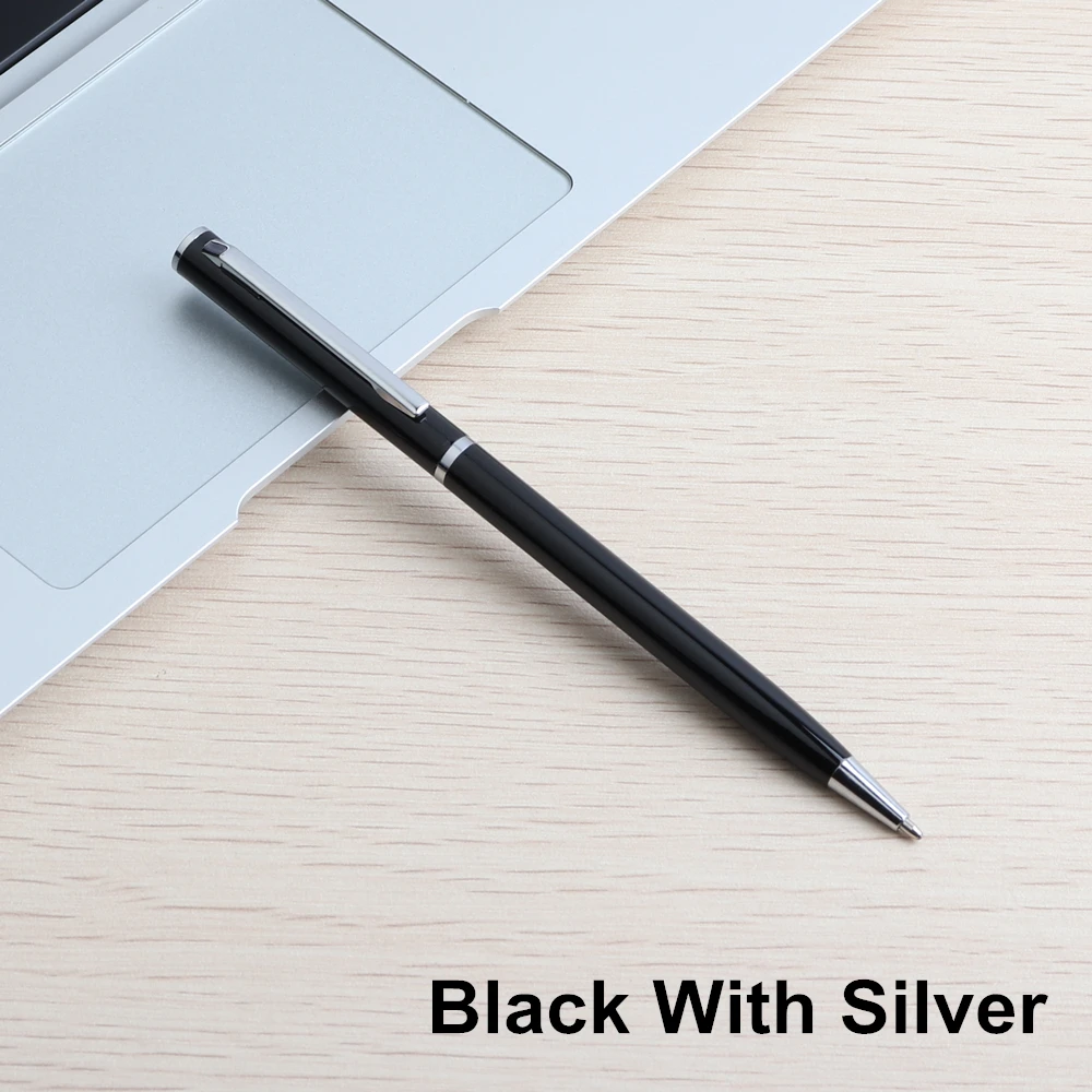 5 шт./компл. GENKKY шариковая ручка с сердечником из металла вращающийся Шариковая