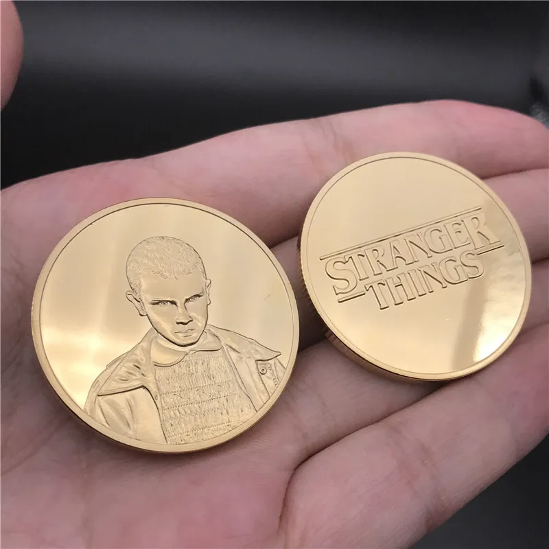 Фильм странные вещи маленький Eleven памятная монета Мстители PUBG цельная Памятная