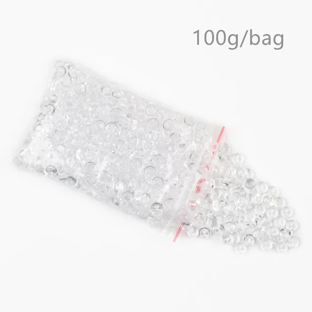 100g Transparent 100 г/пакет цветной Лизун добавка Рыбная чаша DIY бусины для искусства вечерние ремесло слизи украшения аксессуары поставки ваза делая игрушки - Цвет: 100g Transparent