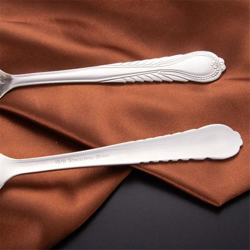 Сахарная ложка в форме ракушки ложки из нержавеющей стали для мороженого кофе