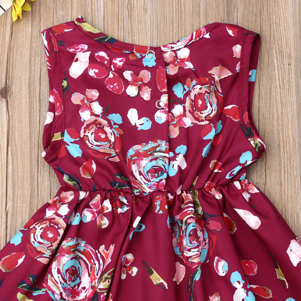 1Pcs Princess Kids Girls Tail Dress Summer Baby Girl Sleeveless Floral Party Toddler Flower Mermaid 6 Months-4 Years | Детская одежда и