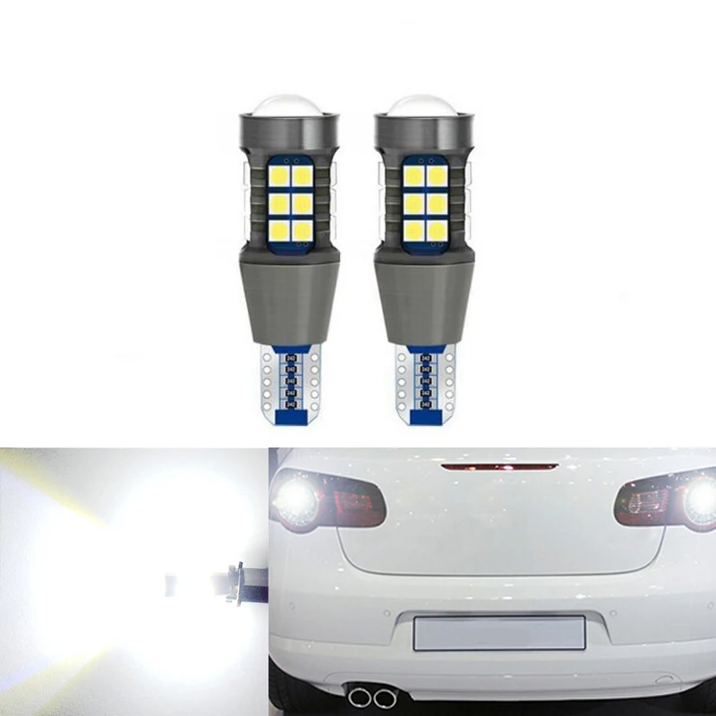 2x T15 W16W 921 супер яркая высокая мощность 27 SMD 3030 светодиодная CAN шина без ошибок