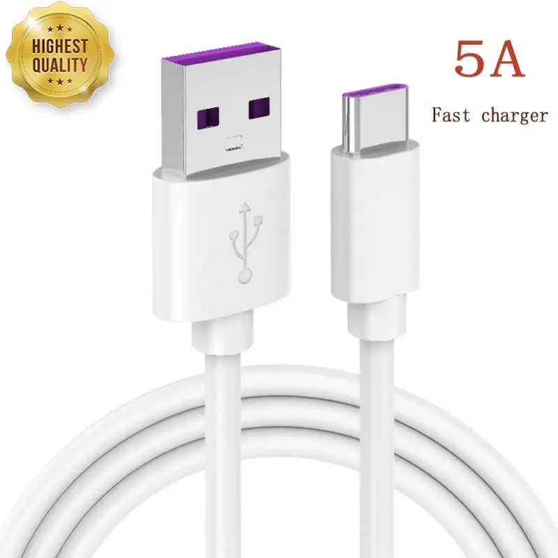 Кабель USB C для Huawei Millet Сверхбыстрая зарядка кабель передачи данных 5a зарядный