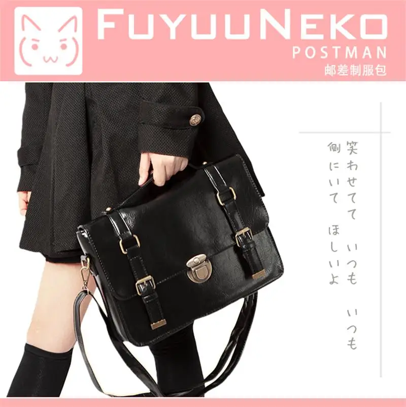 Школьный рюкзак в стиле колледжа винтажная сумка мессенджер японской Лолиты