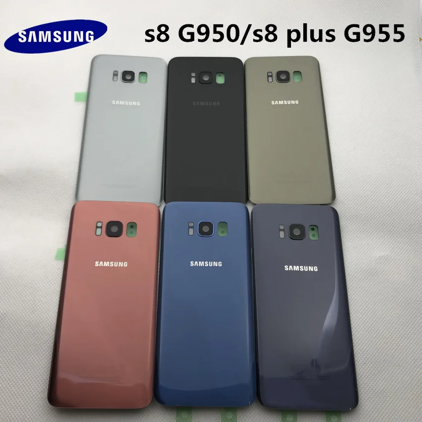 Задняя крышка аккумуляторного отсека для SAMSUNG Galaxy S8 G950 задняя Samsung G950FD Plus + G955 из