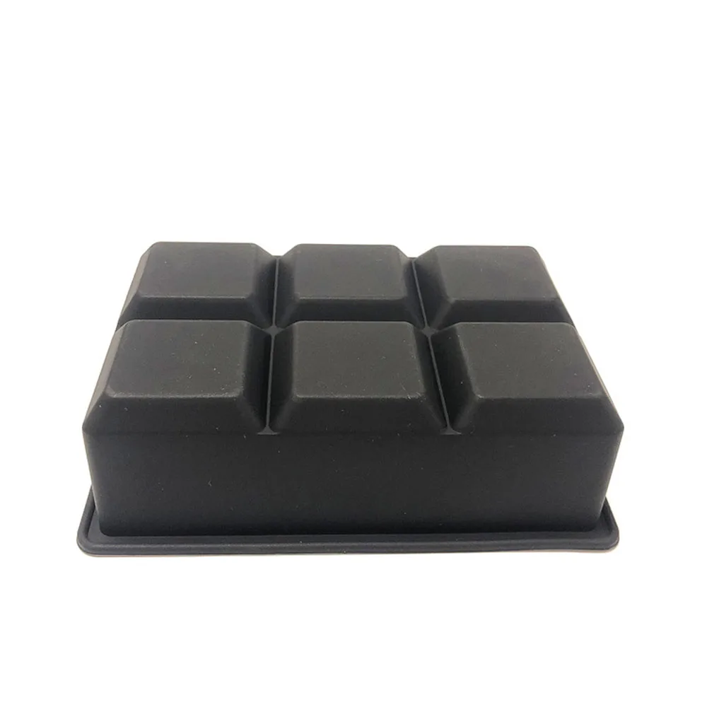 2 компл./лот Черный квадрат и мяч 6 отверстий Класс кубика льда силикона набор