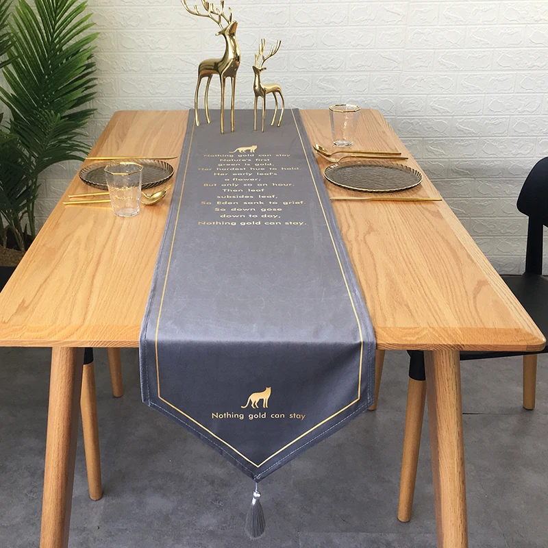 

Luxury Table Runners Modern Geometric Rustic Decoration For Home Table Runners Luxury Classic Camino Mesa Elegante Table Runner