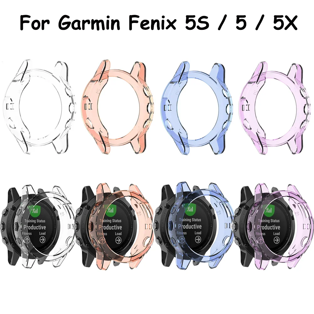 Ультратонкий чехол для Garmin 5X 5 5s Смарт часы Мягкий ТПУ защитный силиконовый Fenix 5S