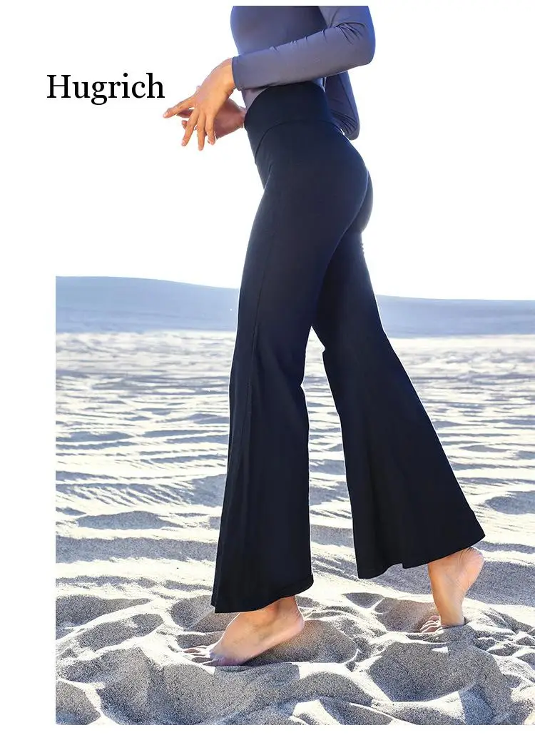 

Spring and Summer New Sports Hip Raising Women's High Waist Fitness Sexy Horn Leisure Pants