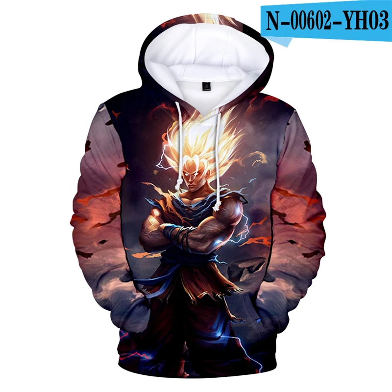 01 3D Аниме Толстовка Dragon Ball Z с карманом, толстовки с капюшоном, Poleron Hombre, уличная одежда, Sudadera Dragon Ball, толстовка с капюшоном, мужская куртка - Цвет: 01