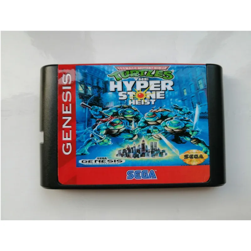 Картридж TURTLES THE HYPER STONE HEIST-16 bit MD Games для консоли MegaDrive Genesis