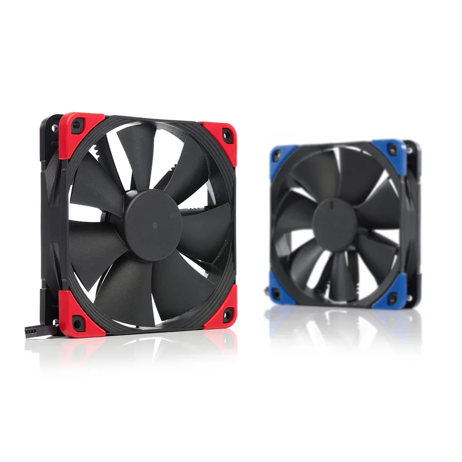 Фото Noctua NF-F12 PWM chromax. Черного цвета. Подкачки (12 см); Охлаждающего вентилятора компьютера 1500PWM 4PIN Процессор кулер вентилятор охлаждения №2