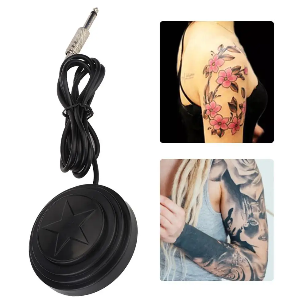 1 5 м черный круглый звезд Татуировка ножная педаль переключатель для татуировки