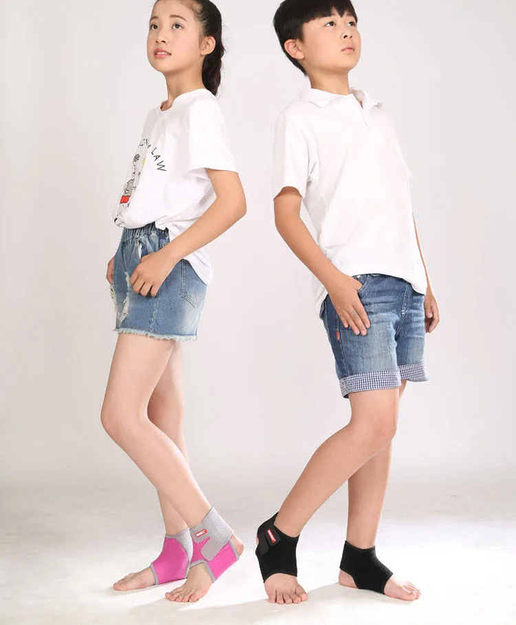 Детский компрессионный Бандаж на щиколотку 2 шт. для спорта футбольных