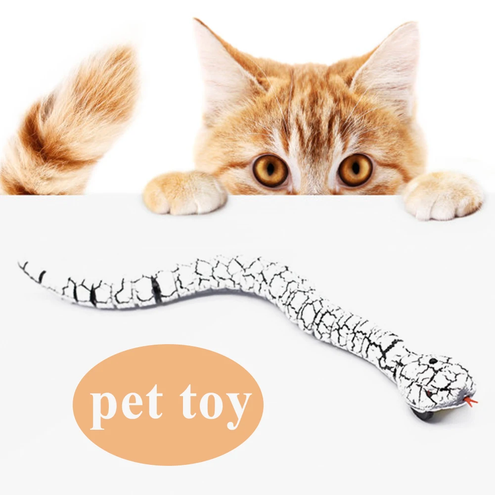 Ужасная розыгрыш игрушки для питомцев забавная радиоуправляемая змея