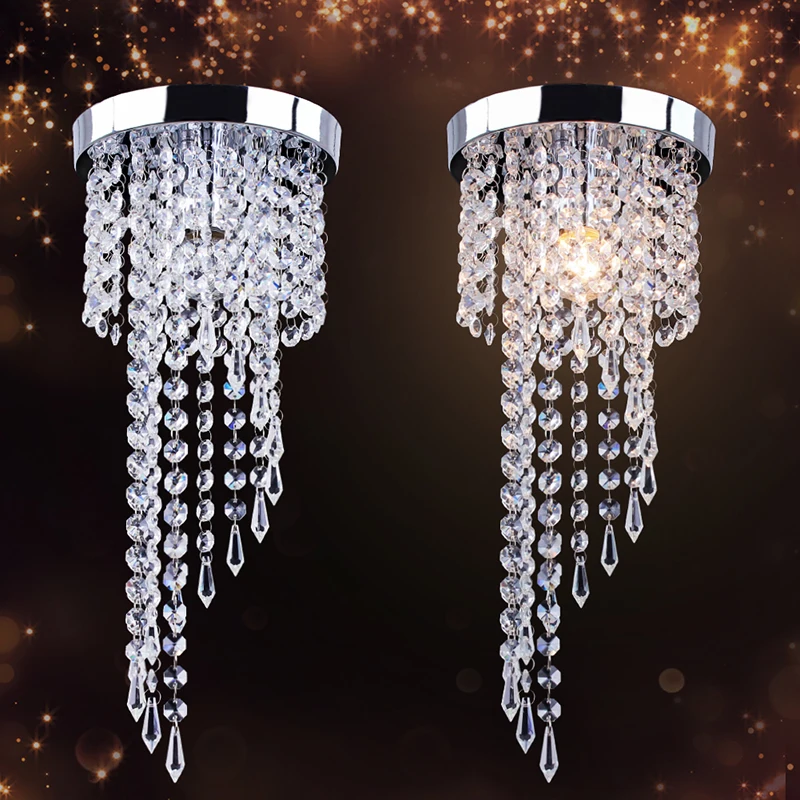 LED Crystal Chandelier Lights leɽ Lamp For Living Room Cristal Lustre Chandeliers Lighting Pendant Hanging Ceiling Fixtures | Лампы и