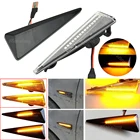 2 шт. Динамический светодиодный, боковой, габаритный фонарь поворота ретранслятор лампы для Renault Espace MK4 Vel Satis ветер Avantime Megane 2 Scenic 2 эспас 4