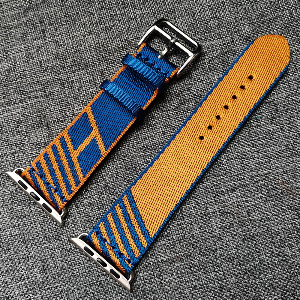 Jumping Single Tour Strap for Apple Watch Band 38mm 42mm 45mm 41mm Braided Nylon for iWatch 44mm 40mm 4 5 6 SE 7 Bracelet Correa