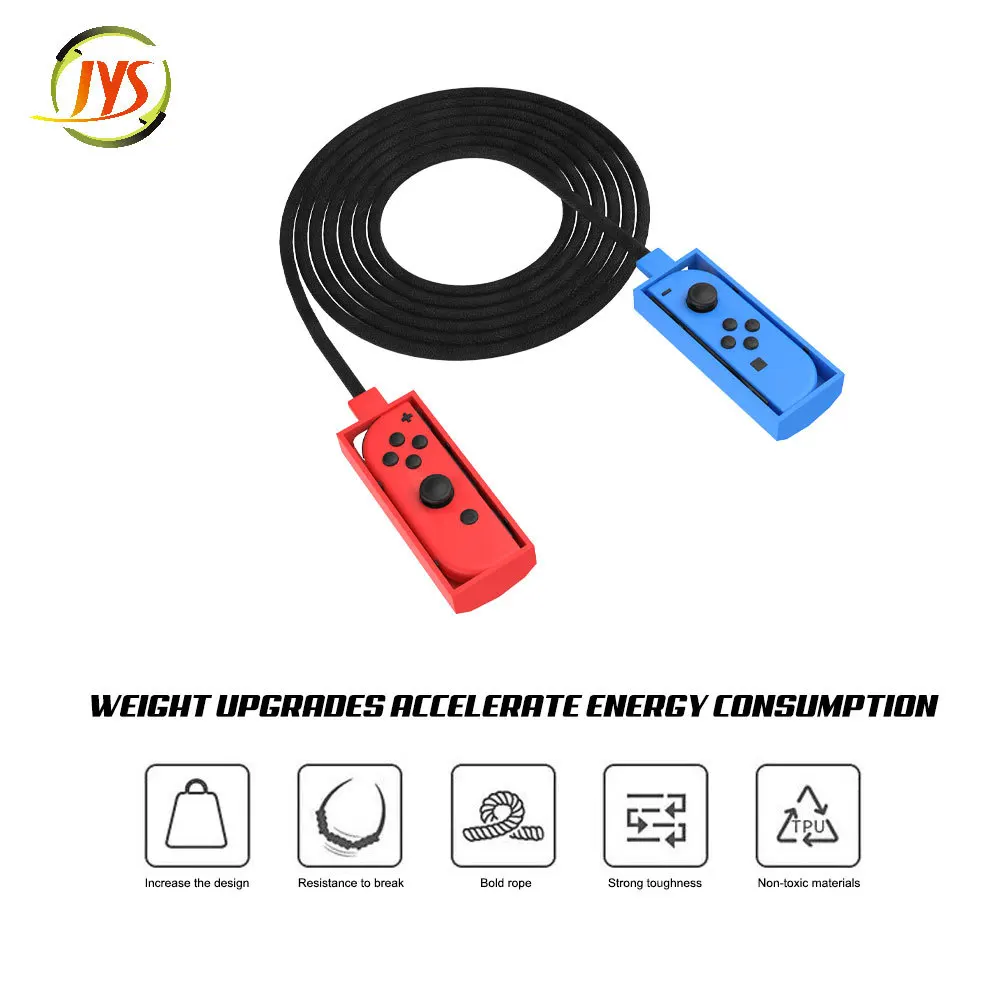 НС переключатель joy-con Скакалка Вызов Игры работа Регулируемая веревка 2 Joycon ручки