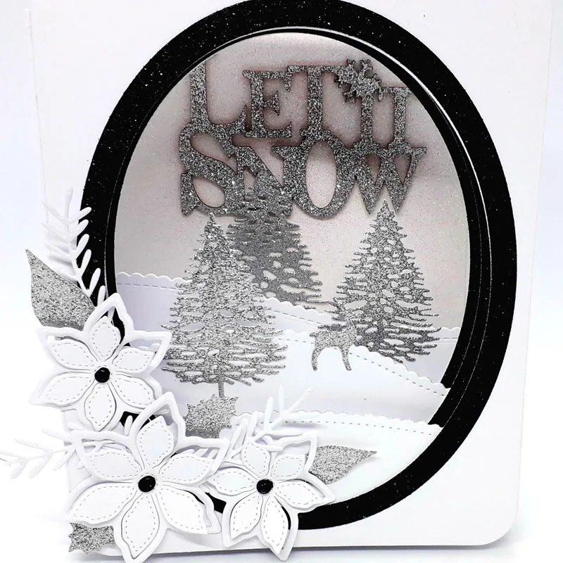 Large Cutting dies Plain Oval Scrapbook Cardmaking DIY Craft Metal Stencil | Дом и сад
