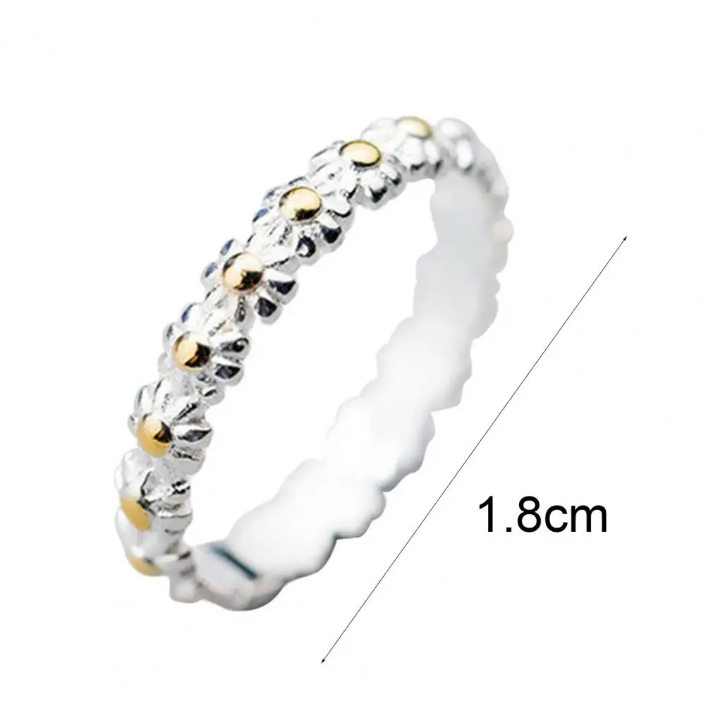 Кольцо с хризантемами Изысканное регулируемое женское ювелирное изделие открытого типа с цветочным пальцем для помолвки и модной носки.