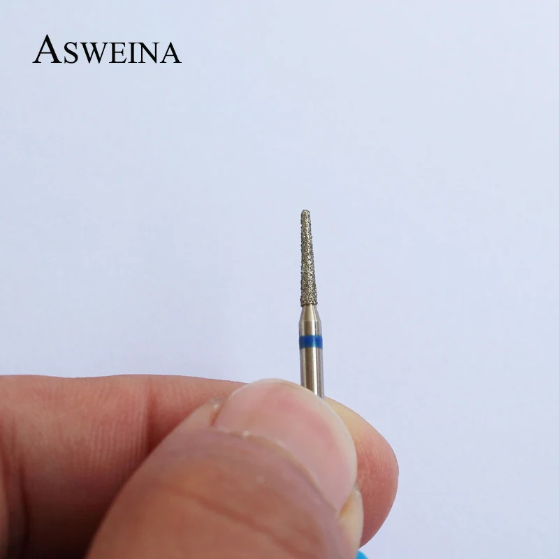 Алмазные насадки для ногтей ASWEINA 1 шт. 3/32 дюйма ручка из нержавеющей стали резак