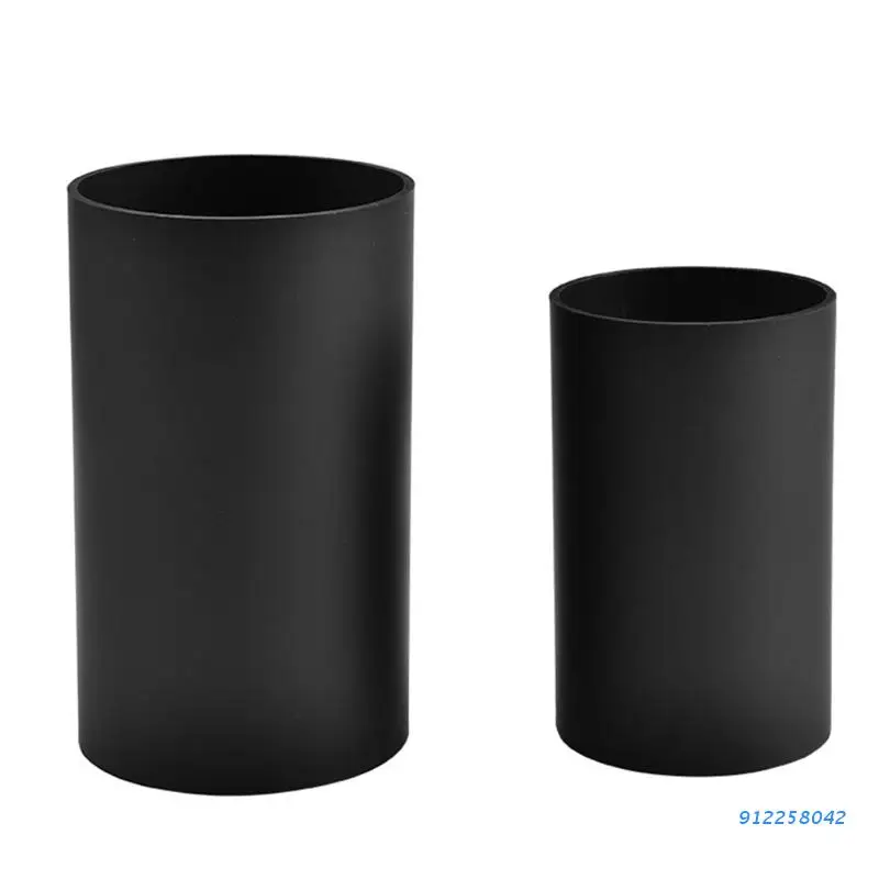

Kitchen Utensil Holder Black Plastic Cylinder Storage Tableware Drying Canister Cutlery Organizer Tools