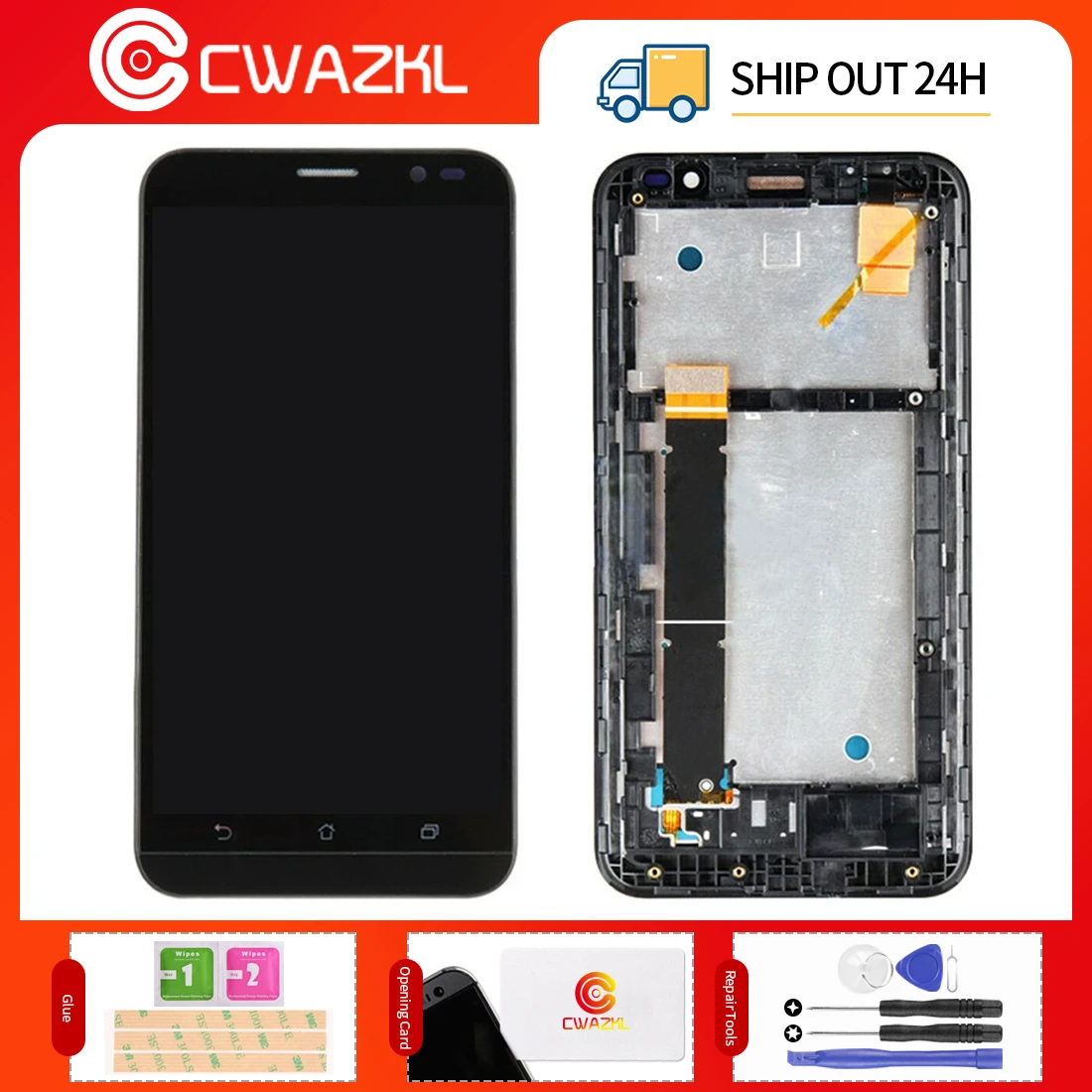 5 &quotдля Asus Zenfone GO tv ZB551KL X013D ЖК дисплей сенсорный экран с рамкой дигитайзер для ASUS