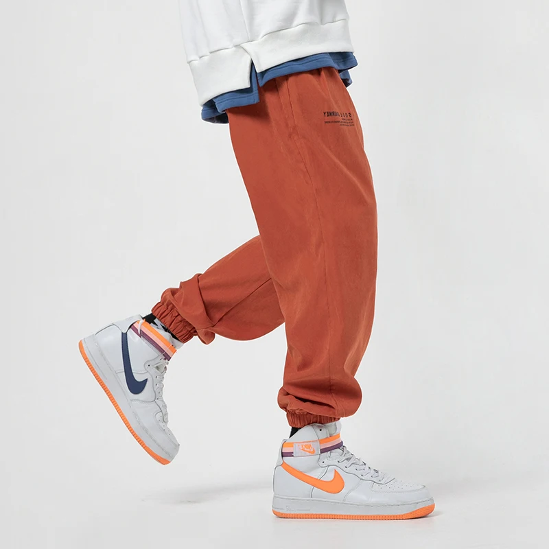 

Джоггеры мужские в стиле хип-хоп, повседневные спортивные штаны, модная уличная одежда, брюки в стиле оверсайз с защитой от движения