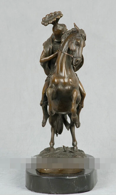 914 + Арт Деко скульптура одежда Броня рыцарь Римский Воин солдат бронзовая