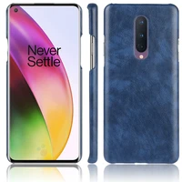 oneplus8 case oneplus 8 retro pu leather litchi pattern skin hard back cover for one plus 8 18 oneplus 8 eight phone case