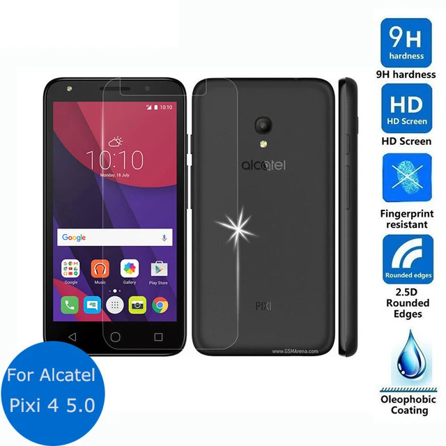 Закаленное стекло для alcatel one touch pixi4 pixi 4 5 0 дюймов 5010d защита экрана передняя