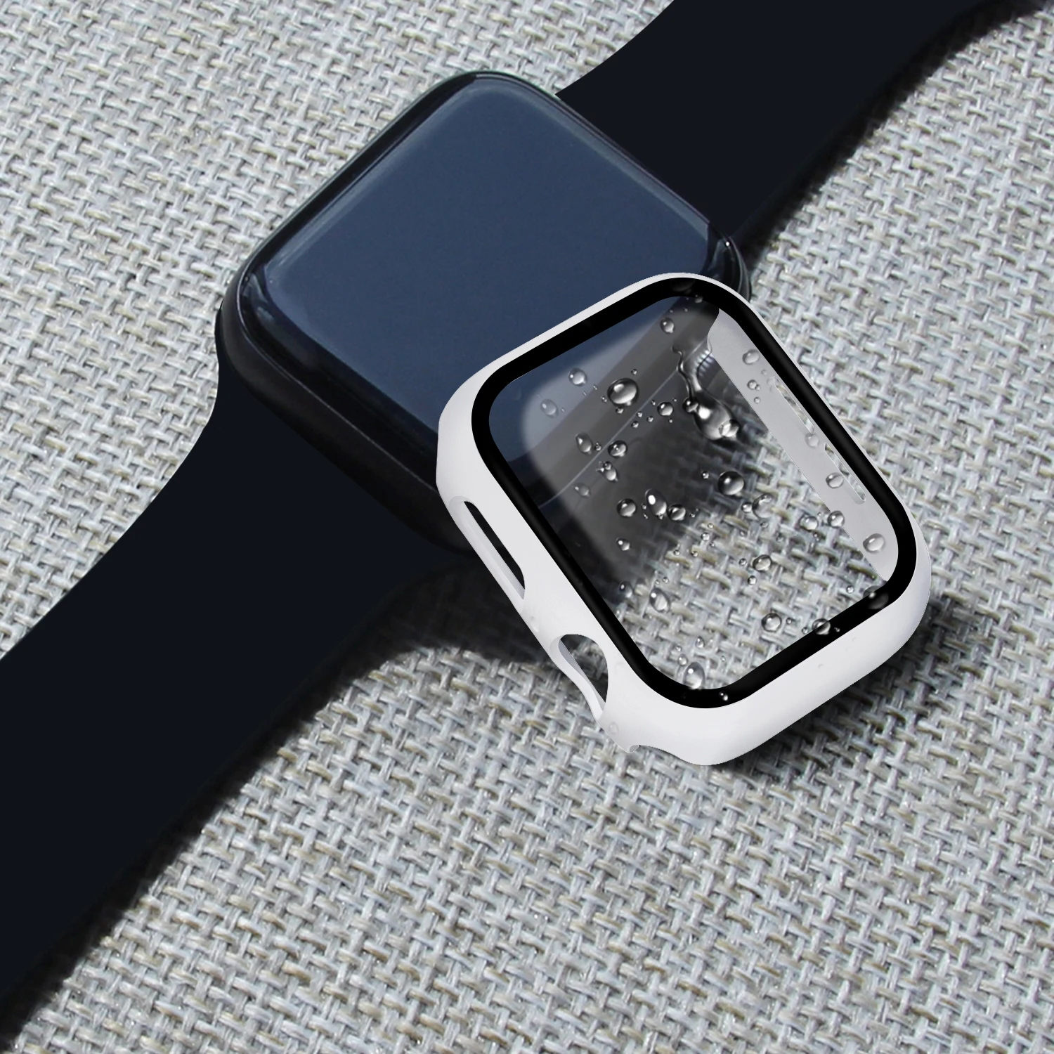 

Cover for Apple i Watch Series 6 5 4 3 2 1 SE iWatch 38mm 40mm 42mm 44mm 38 40 42 44 mm Bumper Case Screen Protector Accessories