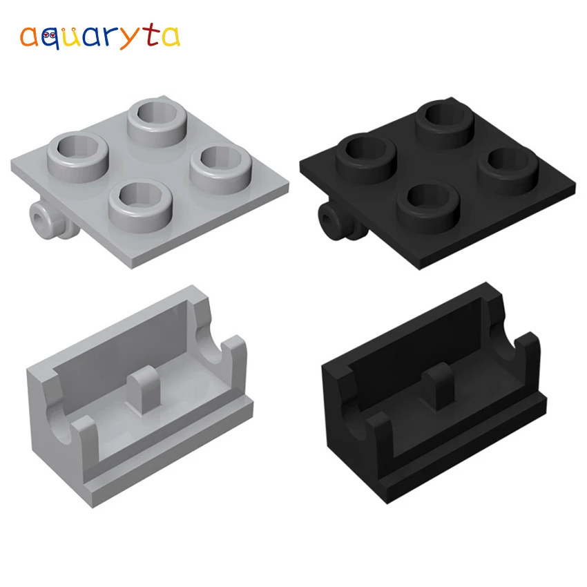 

Aquaryta 20pcs Technology Building Block Parts Hinge Brick 1x2 Base+ Hinge Brick 2x2 Compatible with 6134 3937 Education DIY Toy