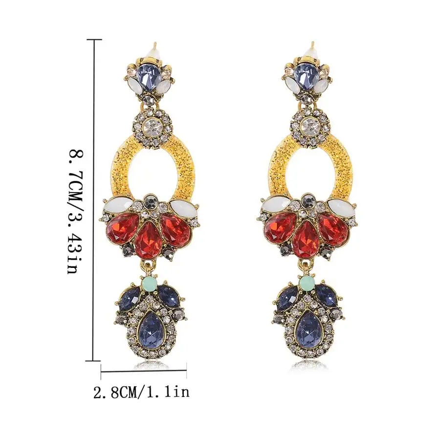 Винтажные Кластерные снасти серьги Крючки в стиле стимпанк для женщин ювелирные