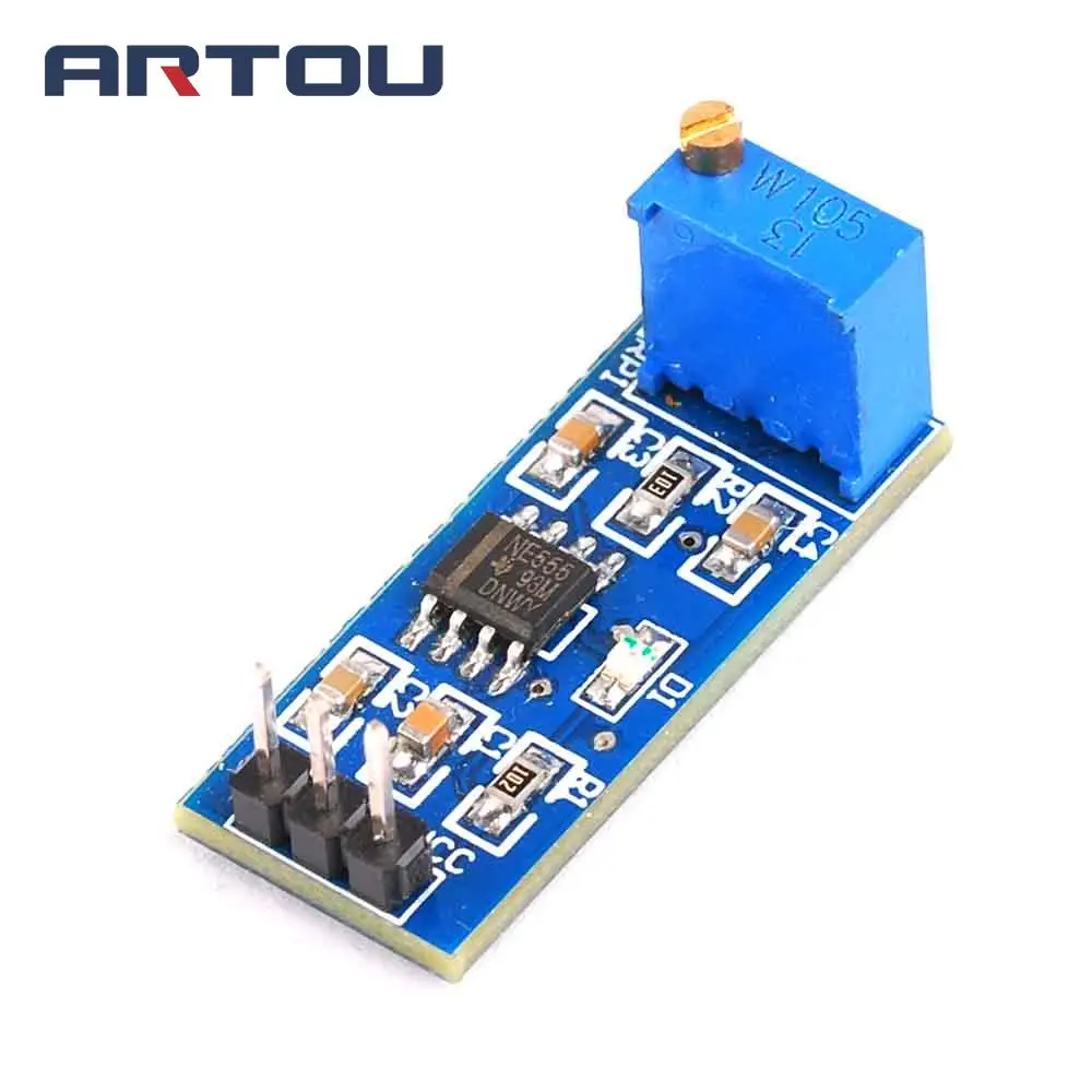 Генератор импульсов NE555 с регулируемым сопротивлением модуль одноканальным