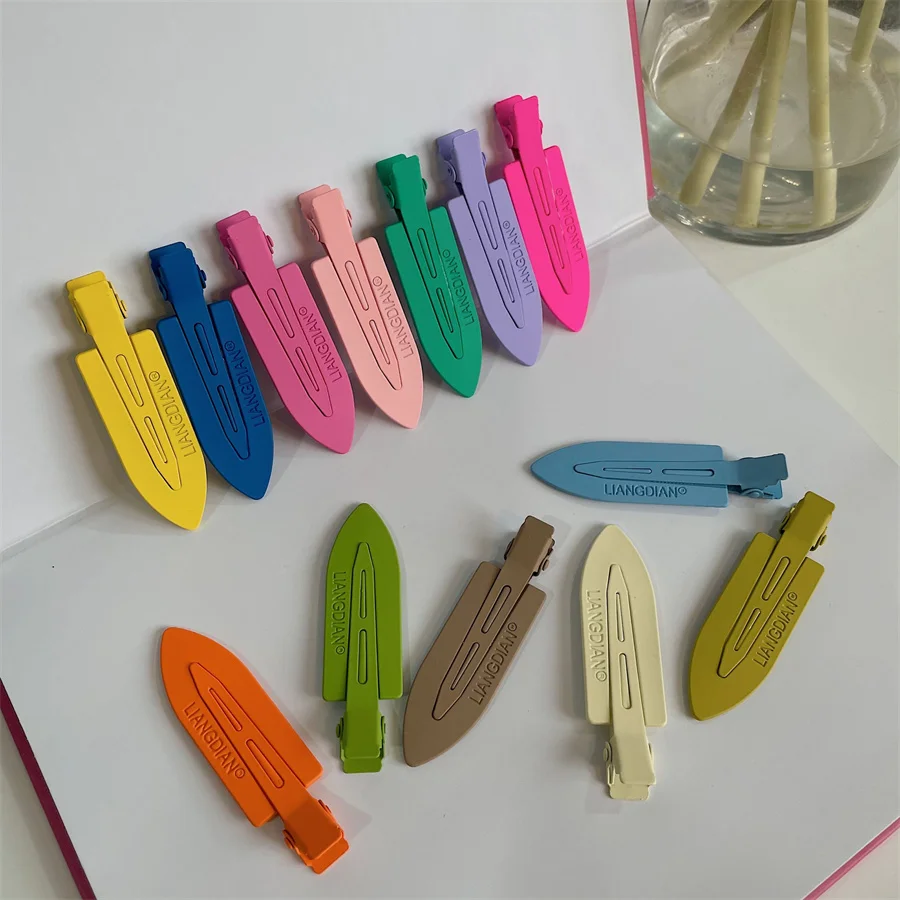 

new 1pc No Bend Seamless Hair Clips Side Bangs Fix Fringe Barrette Makeup Washing Face Accessories Women Girls Styling Hairpins