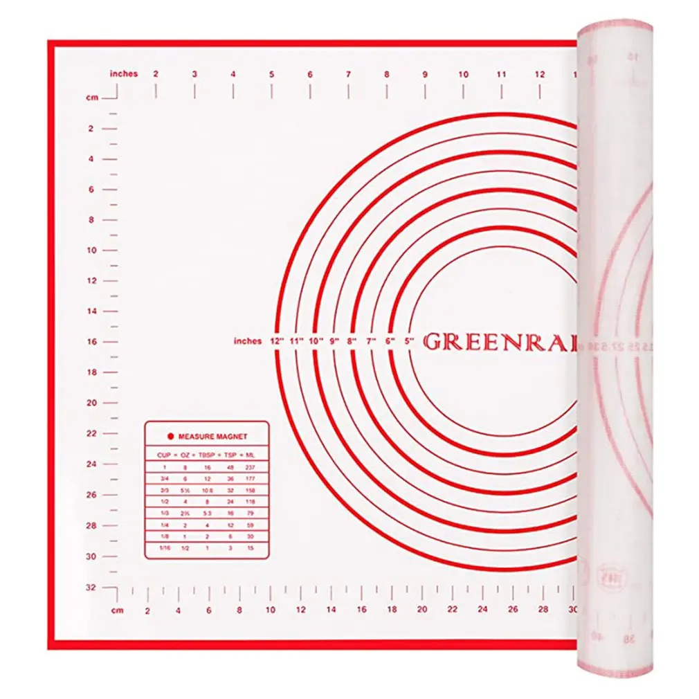 

Антипригарный силиконовый коврик для выпечки, термостойкий Настольный коврик для выпечки, коврик для выпечки, маты для теста с измерительн...