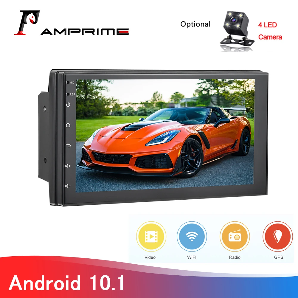 Автомагнитола AMPrime 7 дюймов Android 10 1 GPS-навигация Bluetooth Wi-Fi | Автомобили и мотоциклы