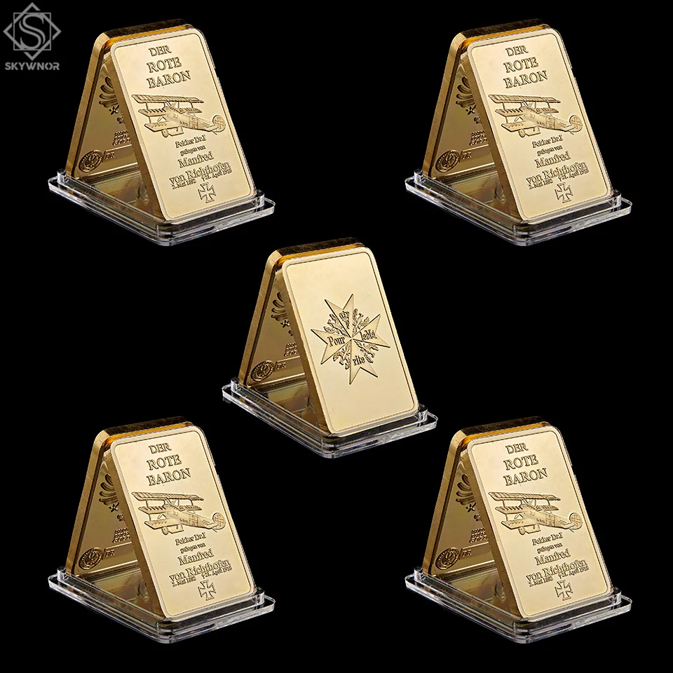 Коллекционные монеты 1918 года по мотивам немецкого фильма: Герой Der Rote барон