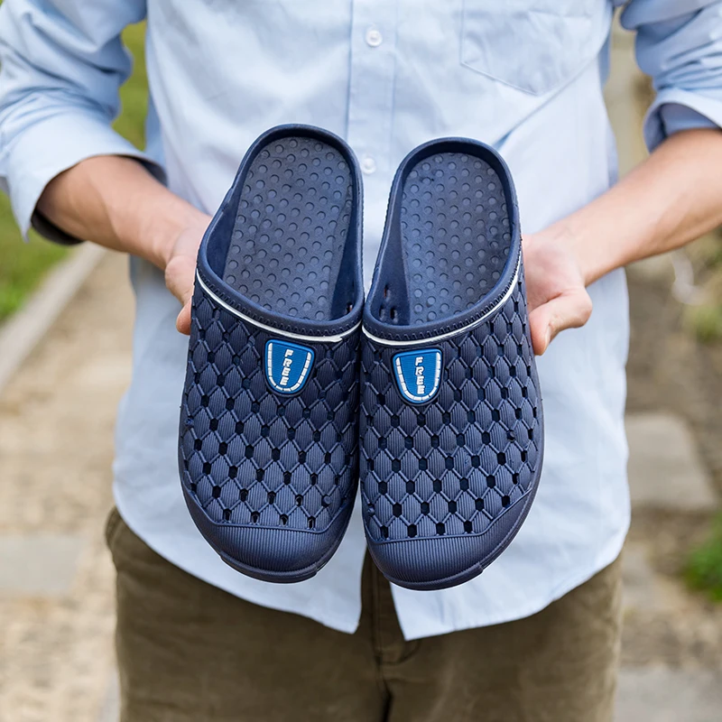 Мужские Пляжные шлепанцы для сада и пляжа Классические сандалии плавания обувь с